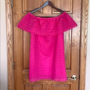 Kensie Pink Off Shoulder Dress Brand New Size M